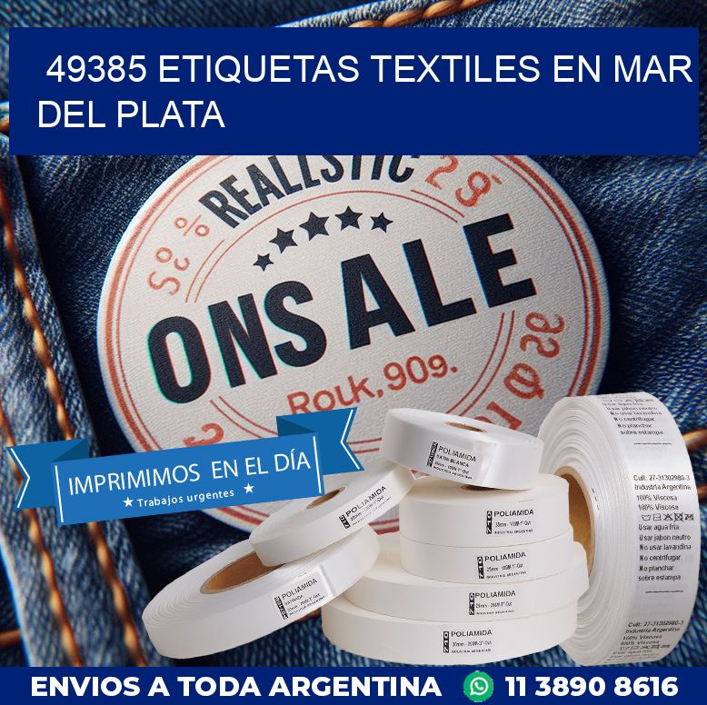 49385 ETIQUETAS TEXTILES EN MAR DEL PLATA