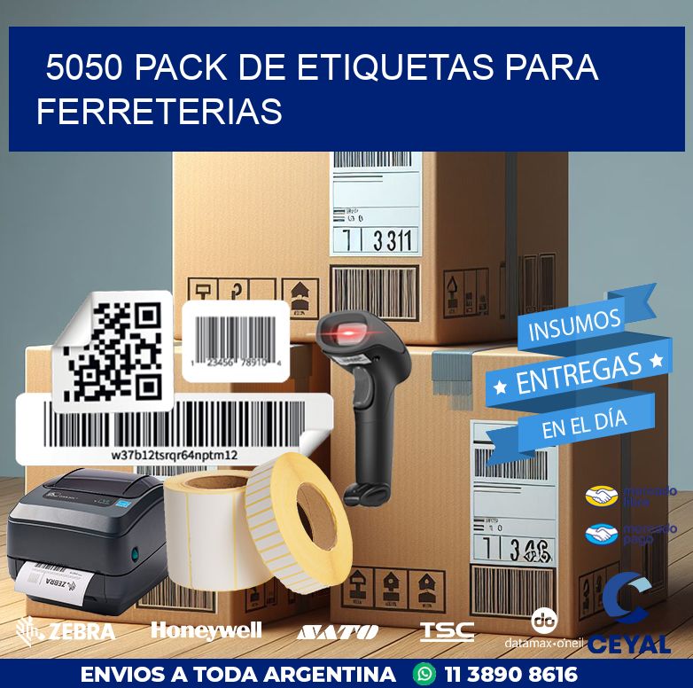 5050 PACK DE ETIQUETAS PARA FERRETERIAS