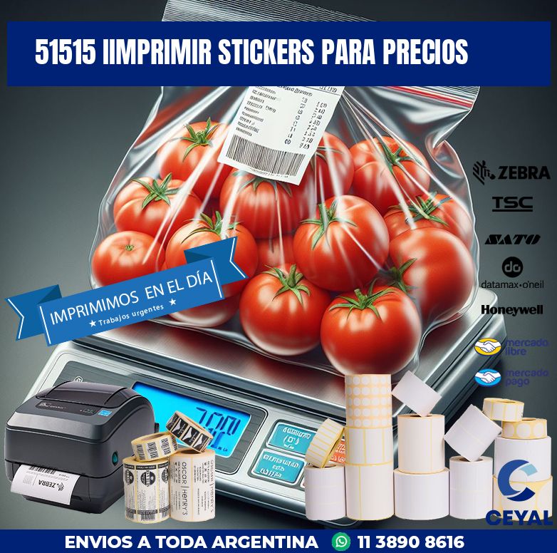 51515 IIMPRIMIR STICKERS PARA PRECIOS