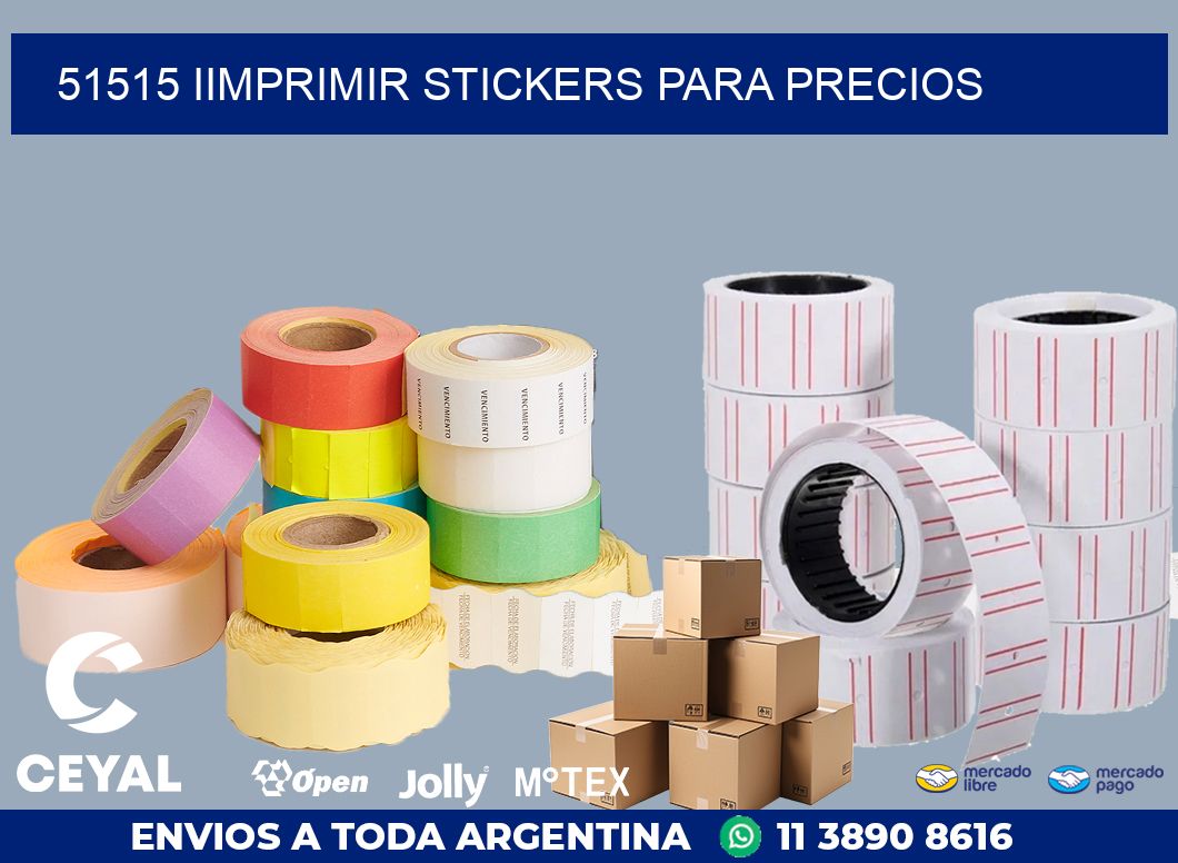 51515 IIMPRIMIR STICKERS PARA PRECIOS