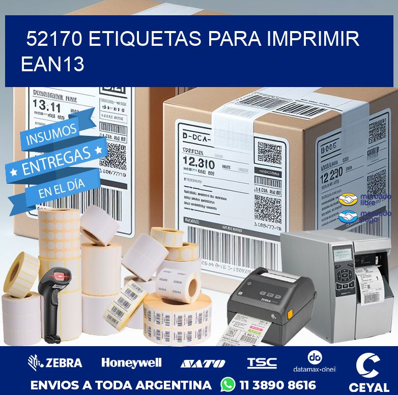 52170 ETIQUETAS PARA IMPRIMIR EAN13