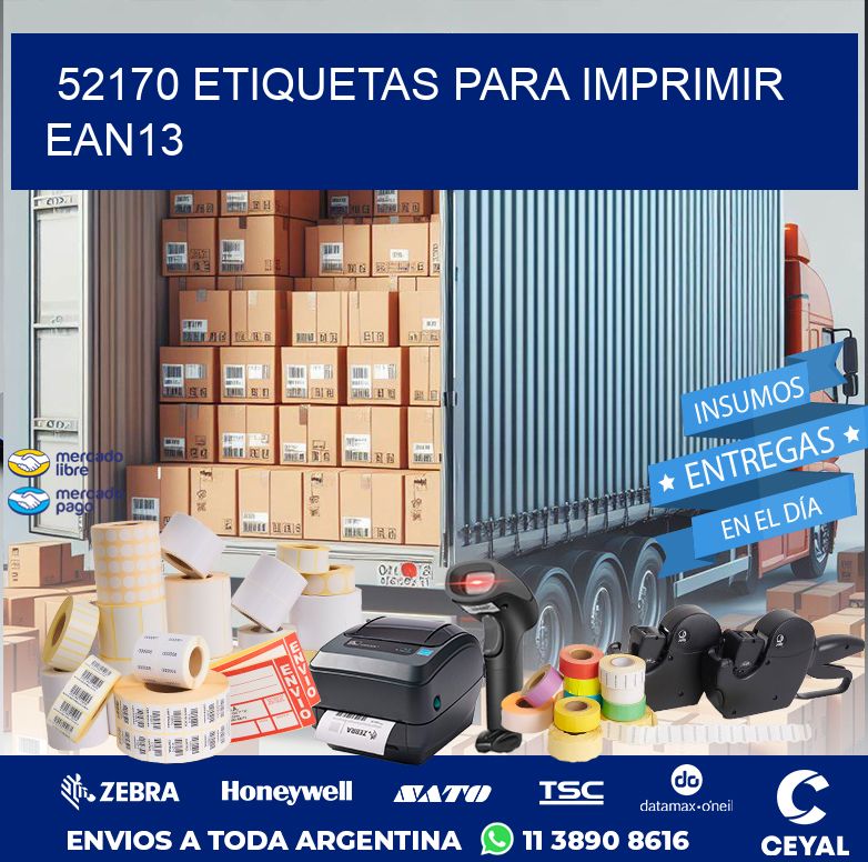 52170 ETIQUETAS PARA IMPRIMIR EAN13