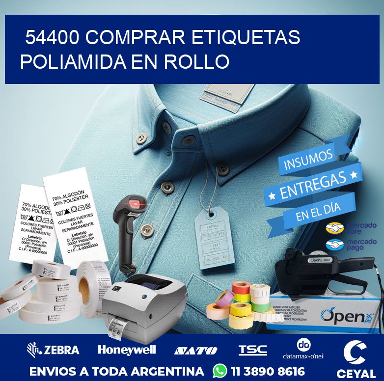 54400 COMPRAR ETIQUETAS POLIAMIDA EN ROLLO