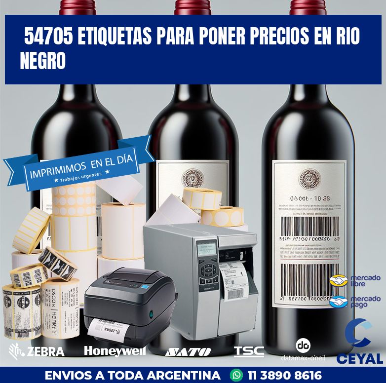 54705 ETIQUETAS PARA PONER PRECIOS EN RIO NEGRO