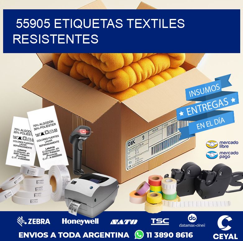 55905 ETIQUETAS TEXTILES RESISTENTES