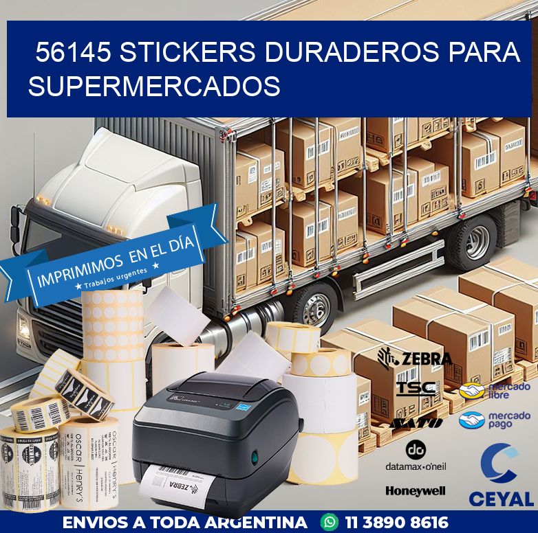 56145 STICKERS DURADEROS PARA SUPERMERCADOS