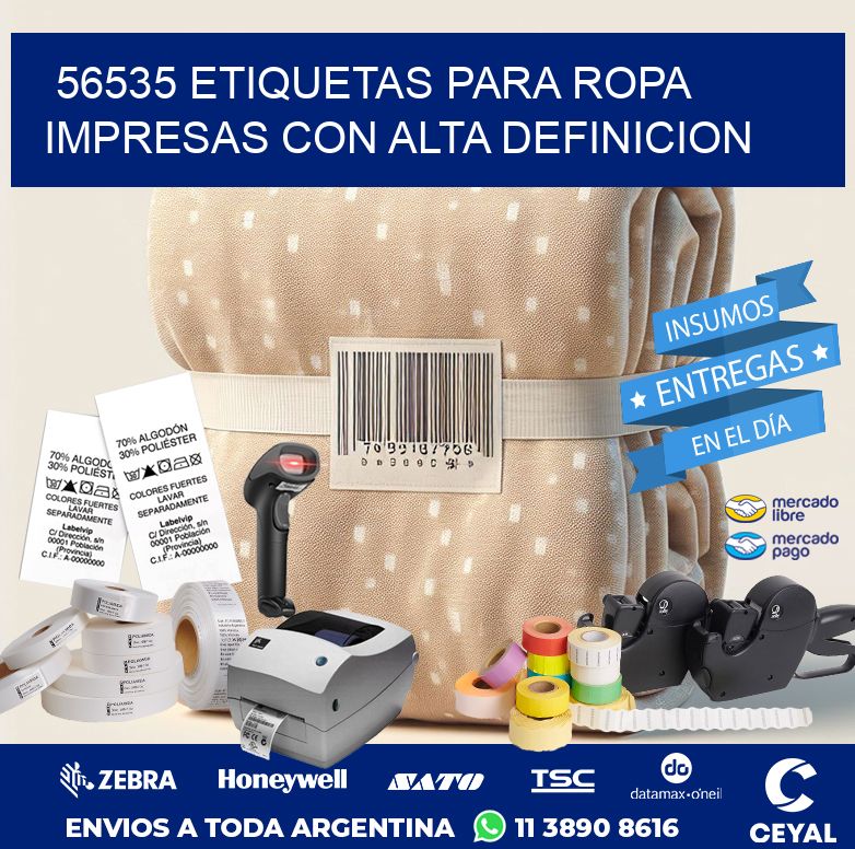56535 ETIQUETAS PARA ROPA IMPRESAS CON ALTA DEFINICION