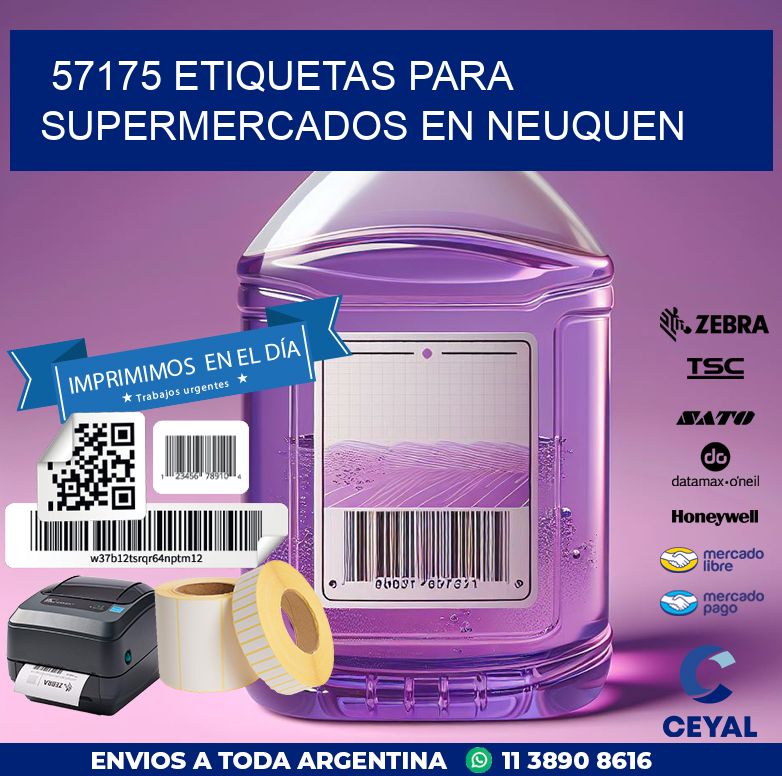57175 ETIQUETAS PARA SUPERMERCADOS EN NEUQUEN