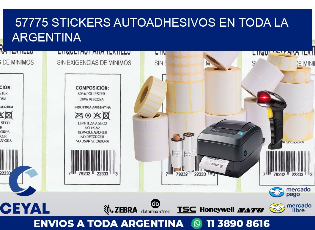 57775 STICKERS AUTOADHESIVOS EN TODA LA ARGENTINA