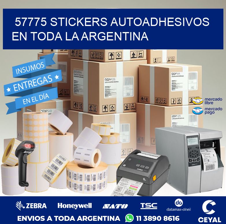 57775 STICKERS AUTOADHESIVOS EN TODA LA ARGENTINA