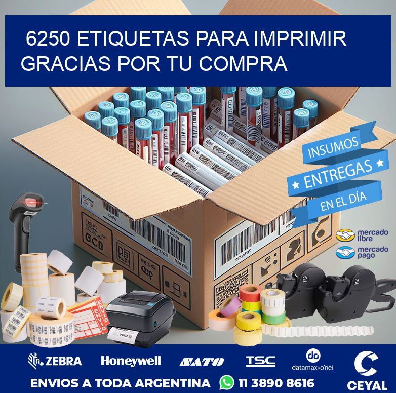 6250 ETIQUETAS PARA IMPRIMIR GRACIAS POR TU COMPRA
