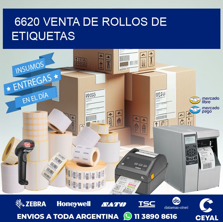 6620 VENTA DE ROLLOS DE ETIQUETAS