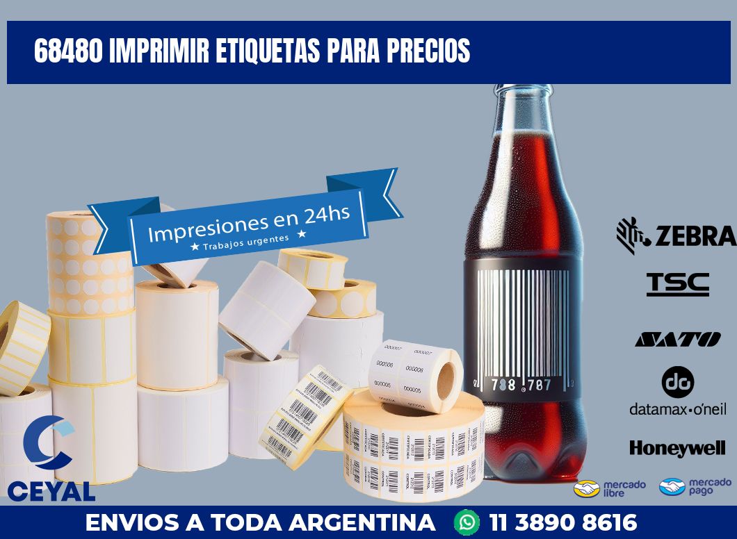 68480 IMPRIMIR ETIQUETAS PARA PRECIOS
