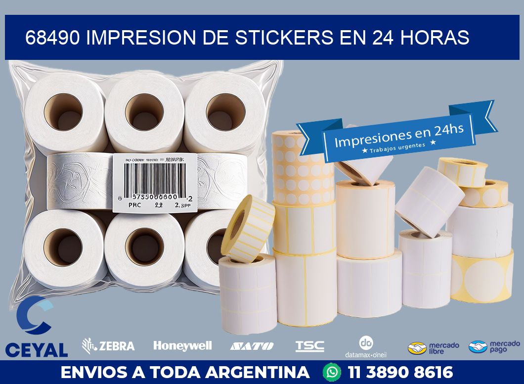 68490 IMPRESION DE STICKERS EN 24 HORAS