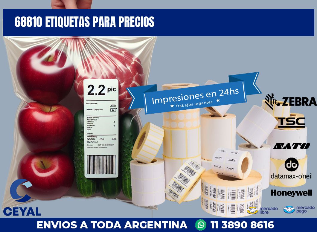 68810 ETIQUETAS PARA PRECIOS