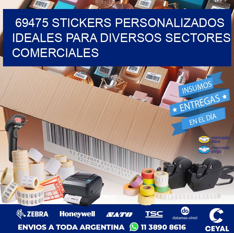 69475 STICKERS PERSONALIZADOS IDEALES PARA DIVERSOS SECTORES COMERCIALES