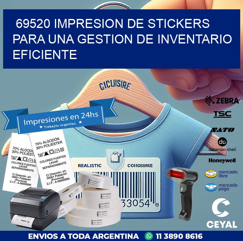 69520 IMPRESION DE STICKERS PARA UNA GESTION DE INVENTARIO EFICIENTE