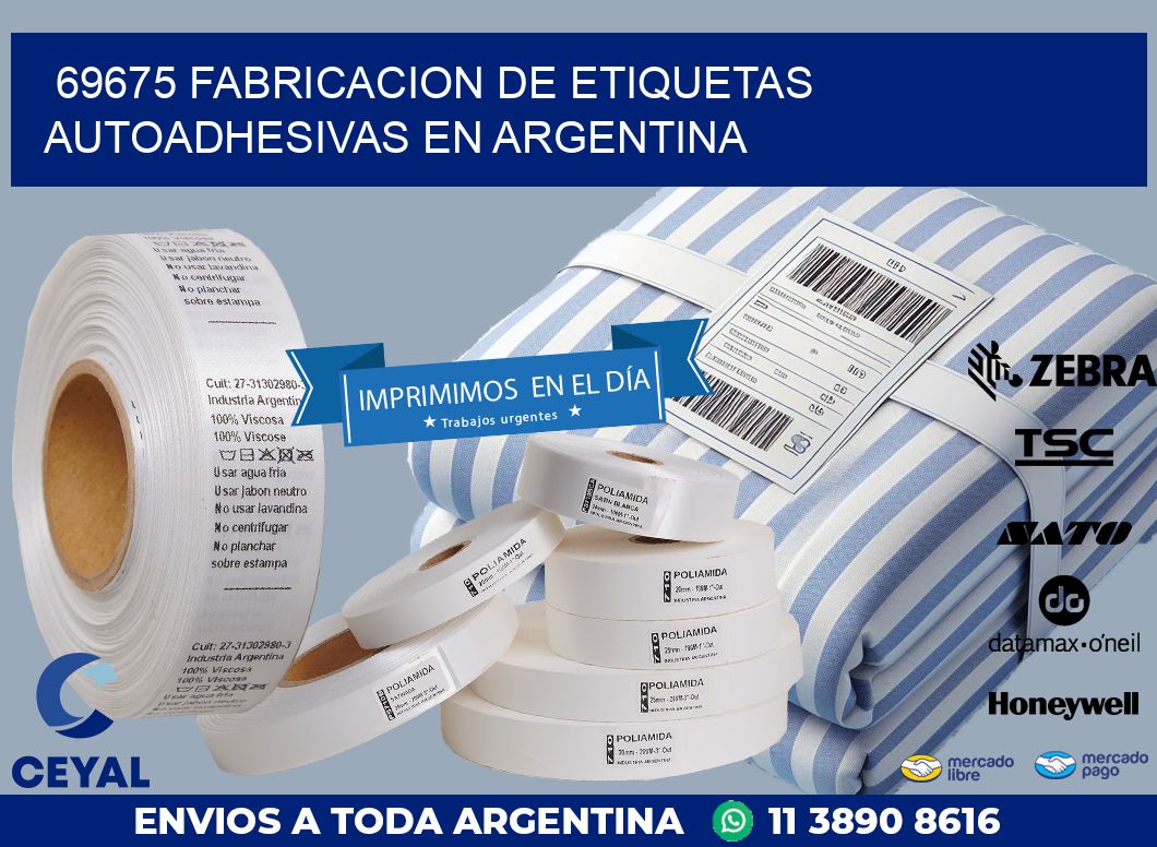 69675 FABRICACION DE ETIQUETAS AUTOADHESIVAS EN ARGENTINA