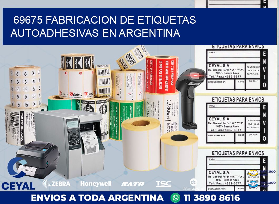 69675 FABRICACION DE ETIQUETAS AUTOADHESIVAS EN ARGENTINA