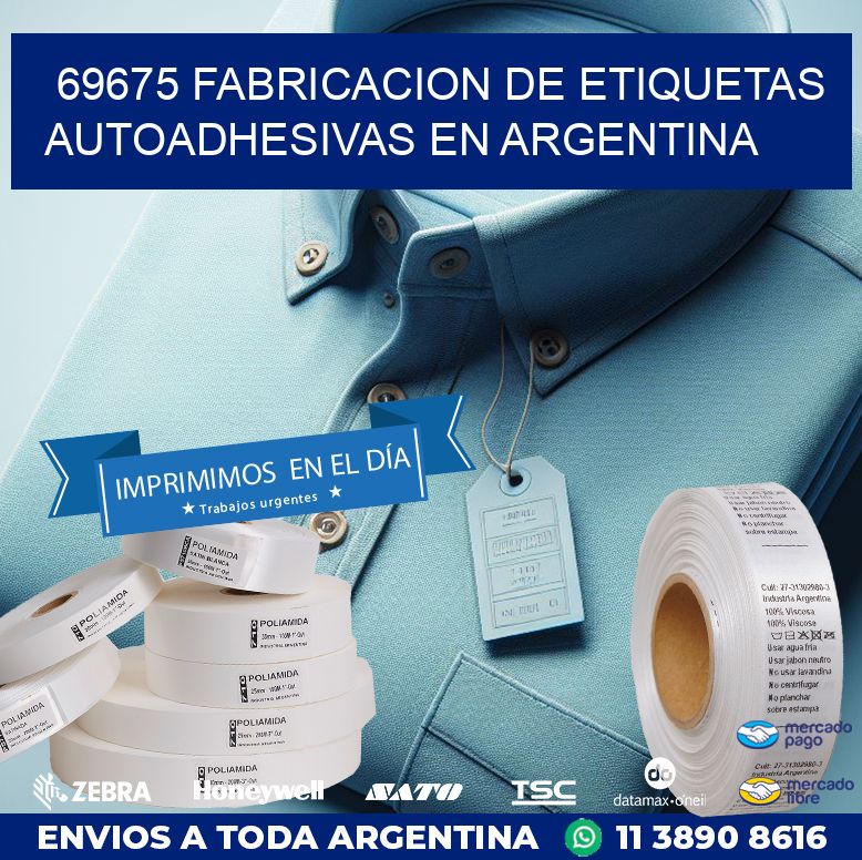 69675 FABRICACION DE ETIQUETAS AUTOADHESIVAS EN ARGENTINA