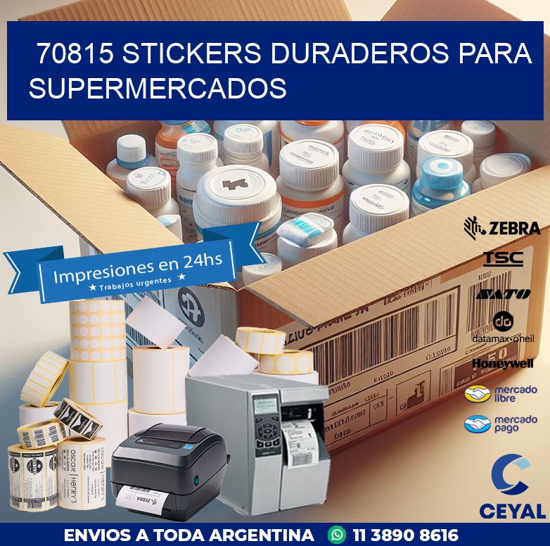 70815 STICKERS DURADEROS PARA SUPERMERCADOS