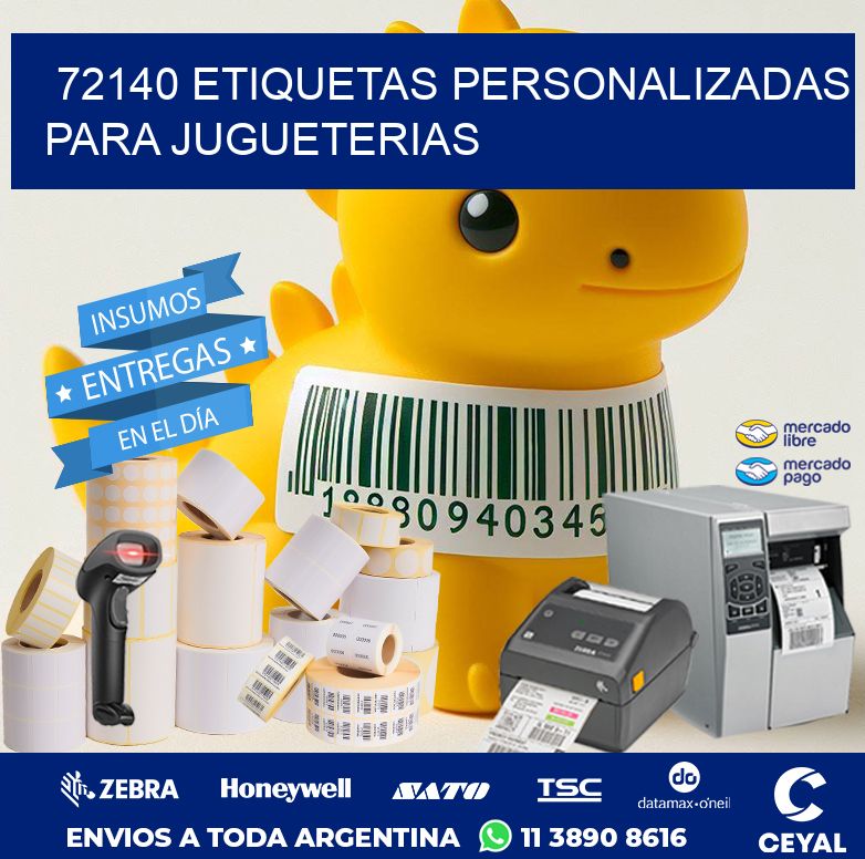 72140 ETIQUETAS PERSONALIZADAS PARA JUGUETERIAS