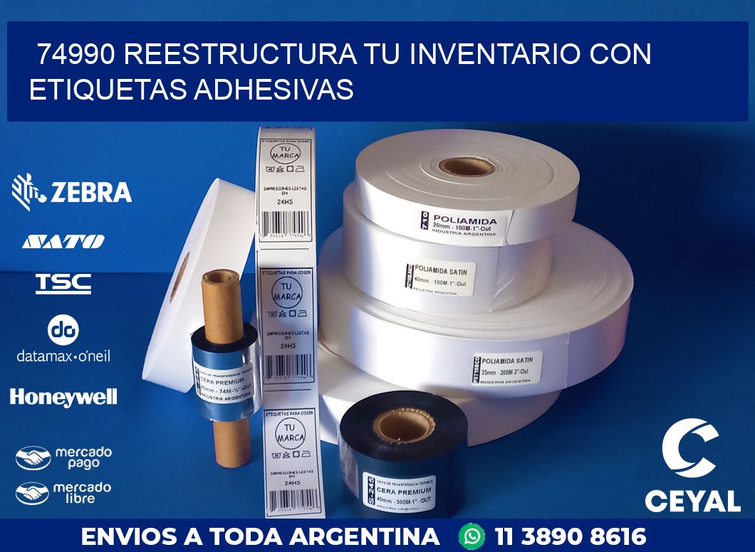 74990 REESTRUCTURA TU INVENTARIO CON ETIQUETAS ADHESIVAS