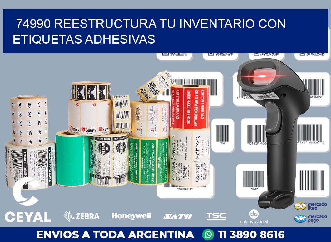 74990 REESTRUCTURA TU INVENTARIO CON ETIQUETAS ADHESIVAS