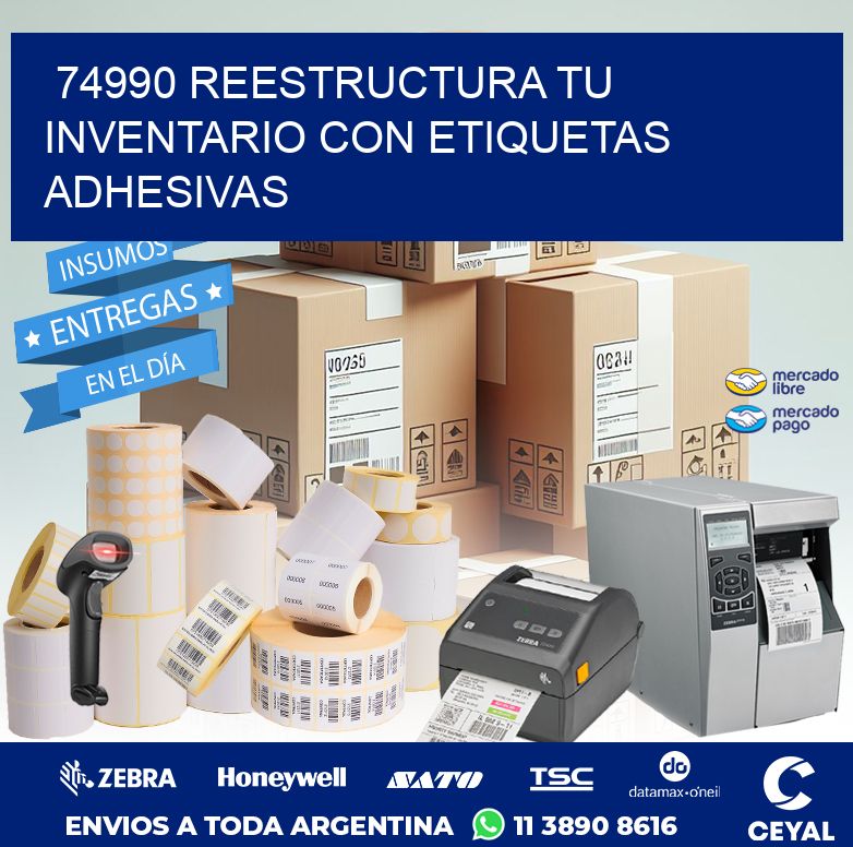 74990 REESTRUCTURA TU INVENTARIO CON ETIQUETAS ADHESIVAS
