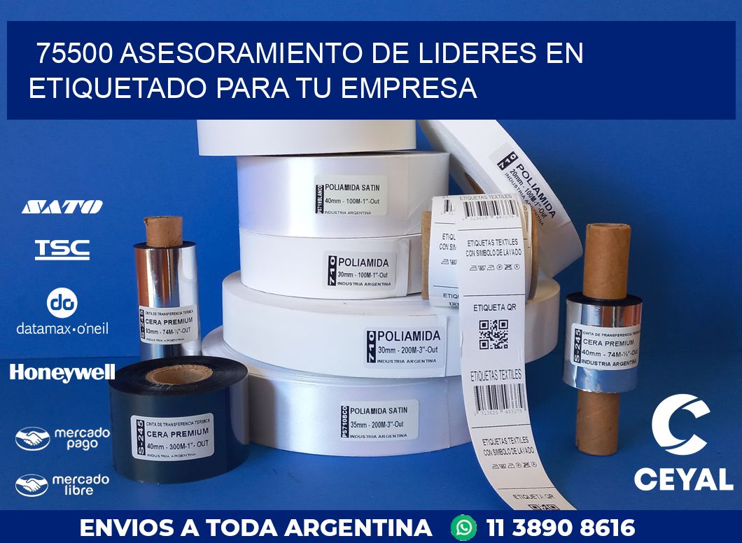 75500 ASESORAMIENTO DE LIDERES EN ETIQUETADO PARA TU EMPRESA