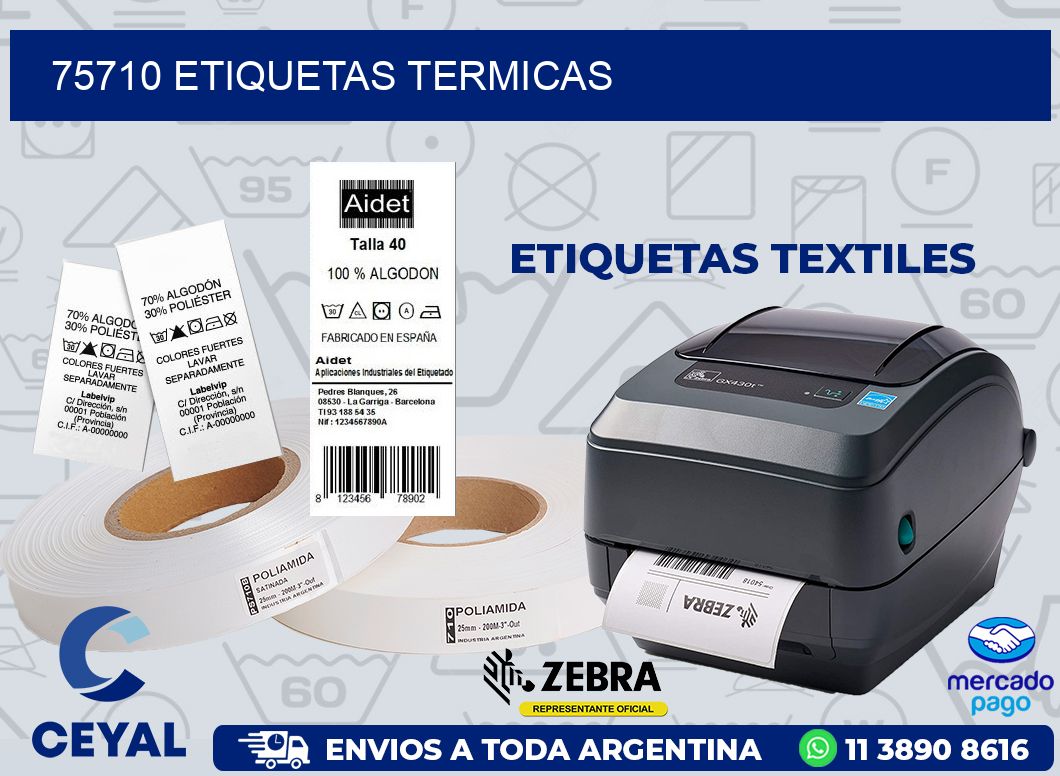 75710 ETIQUETAS TERMICAS