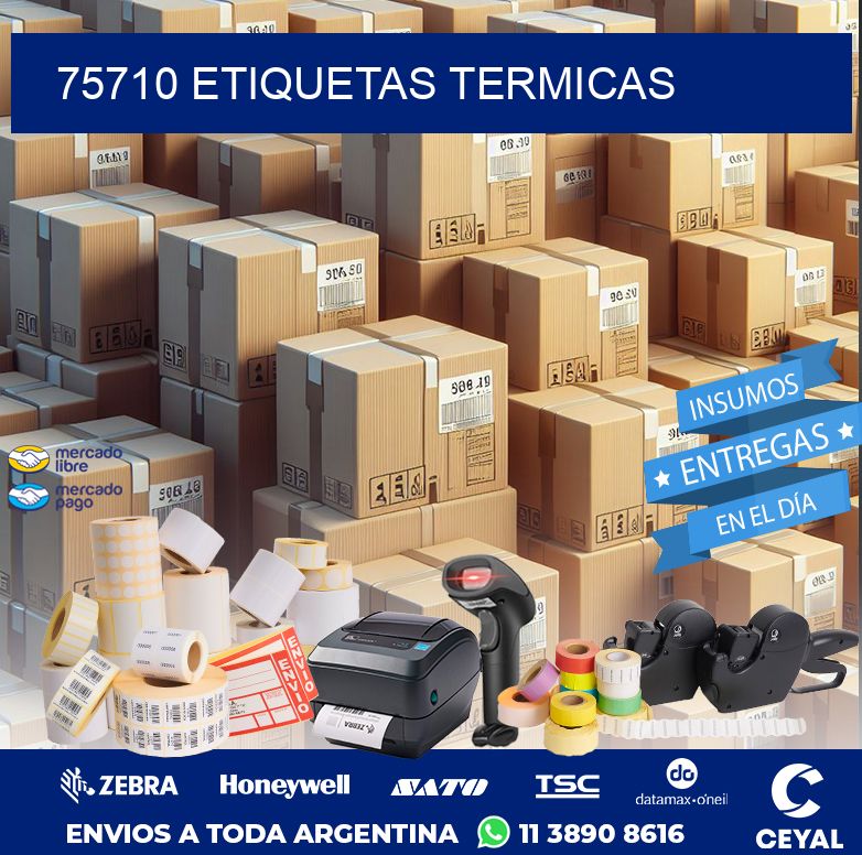 75710 ETIQUETAS TERMICAS