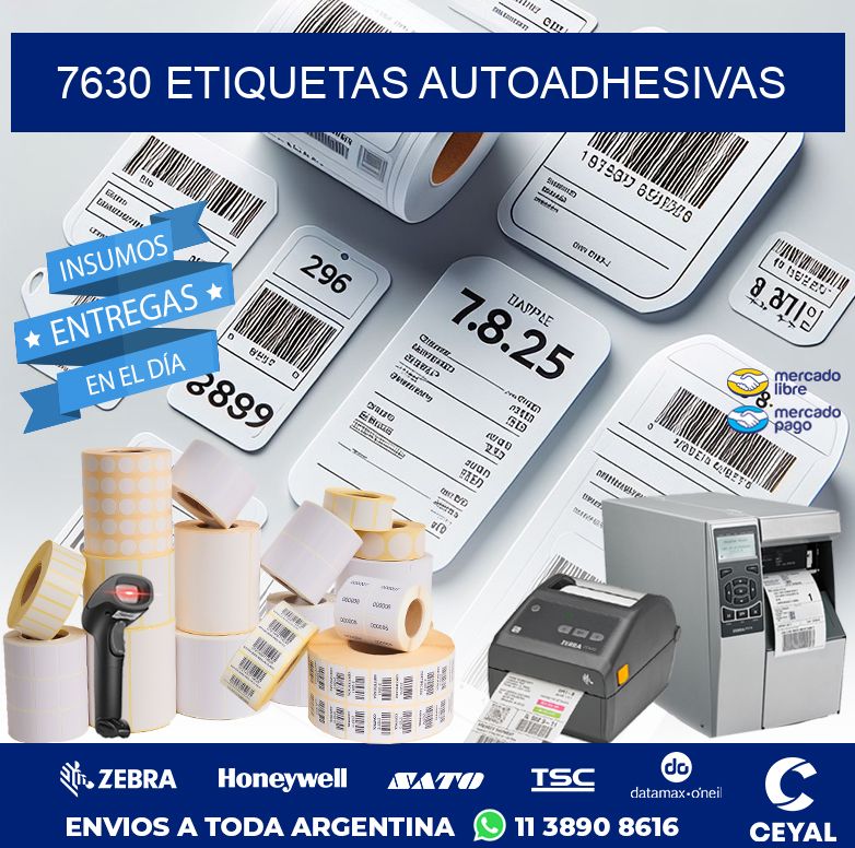 7630 ETIQUETAS AUTOADHESIVAS