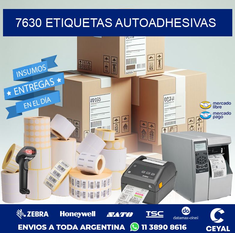 7630 ETIQUETAS AUTOADHESIVAS