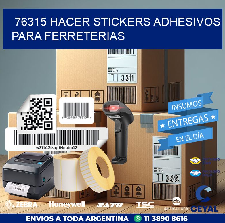 76315 HACER STICKERS ADHESIVOS PARA FERRETERIAS