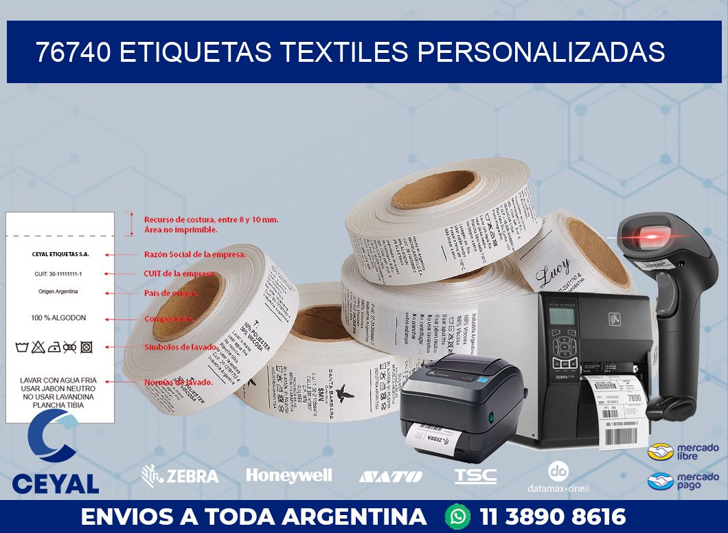 76740 ETIQUETAS TEXTILES PERSONALIZADAS