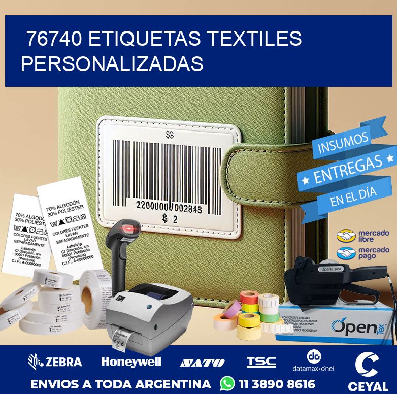 76740 ETIQUETAS TEXTILES PERSONALIZADAS