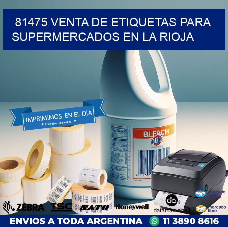 81475 VENTA DE ETIQUETAS PARA SUPERMERCADOS EN LA RIOJA