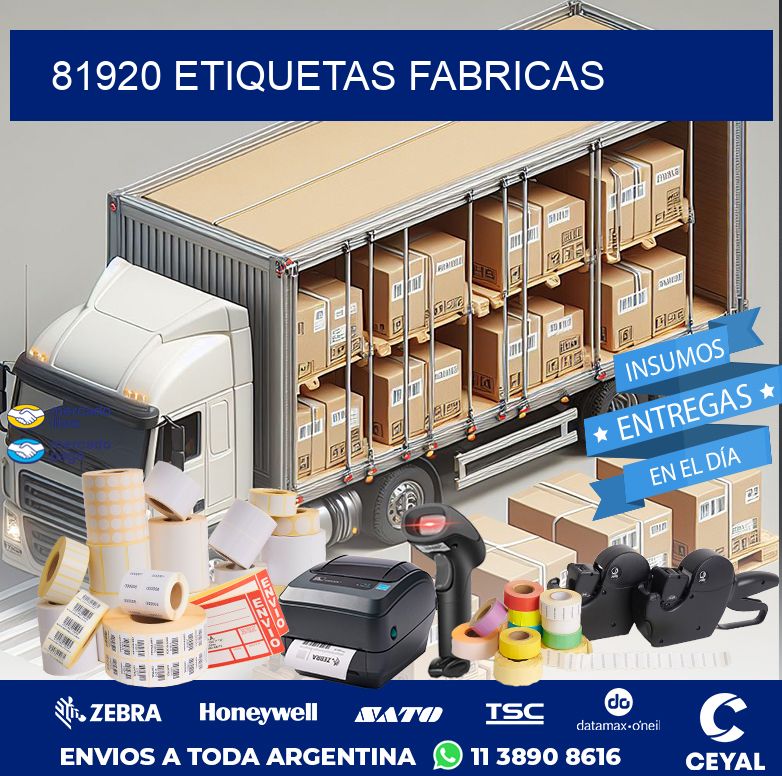 81920 ETIQUETAS FABRICAS