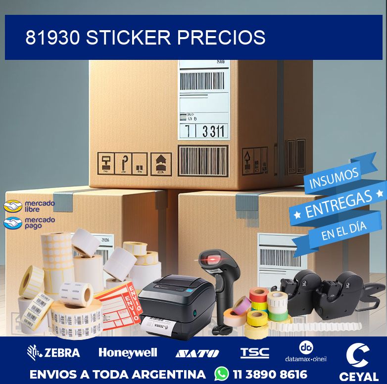 81930 STICKER PRECIOS