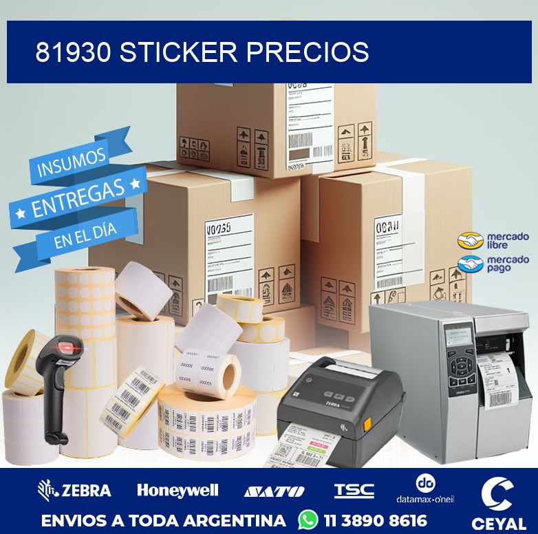 81930 STICKER PRECIOS