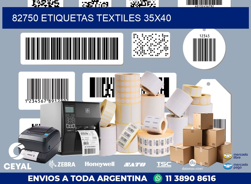 82750 ETIQUETAS TEXTILES 35X40
