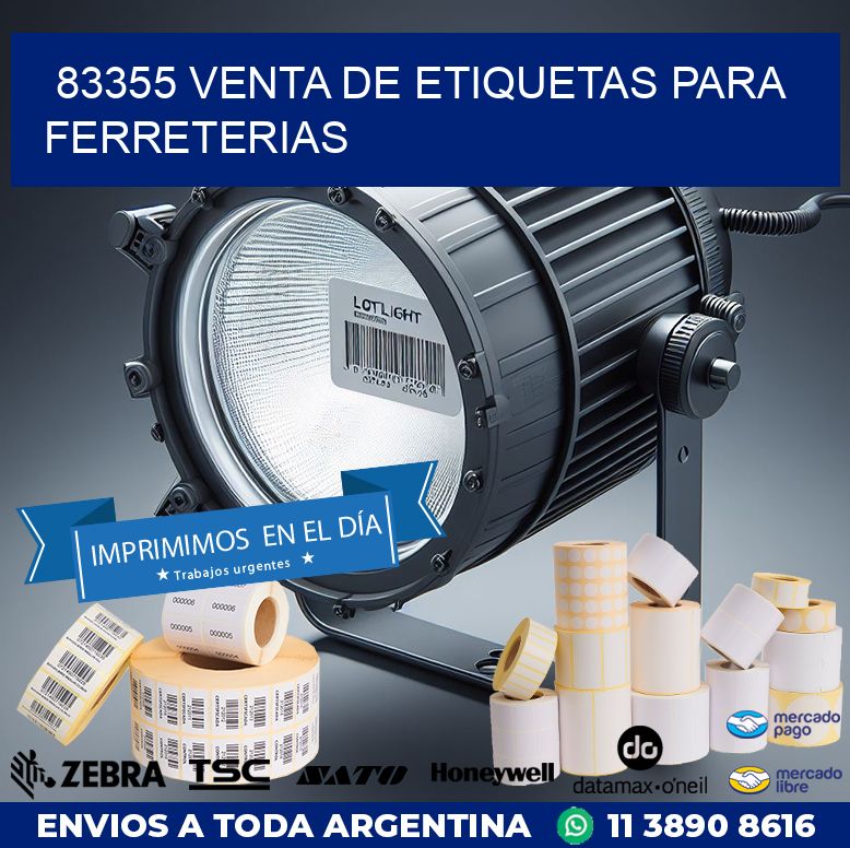 83355 VENTA DE ETIQUETAS PARA FERRETERIAS