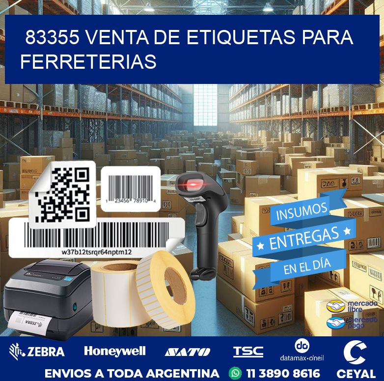 83355 VENTA DE ETIQUETAS PARA FERRETERIAS