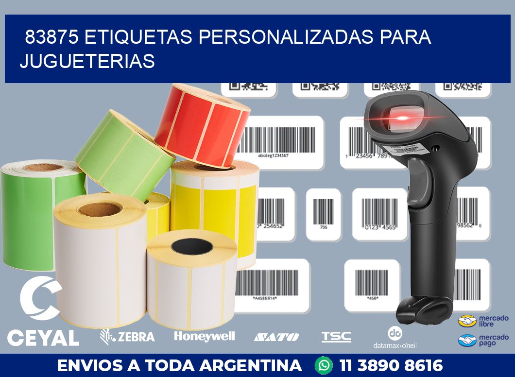 83875 ETIQUETAS PERSONALIZADAS PARA JUGUETERIAS