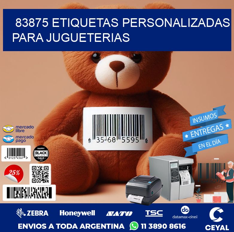 83875 ETIQUETAS PERSONALIZADAS PARA JUGUETERIAS