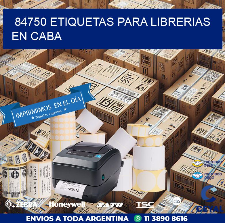 84750 ETIQUETAS PARA LIBRERIAS EN CABA