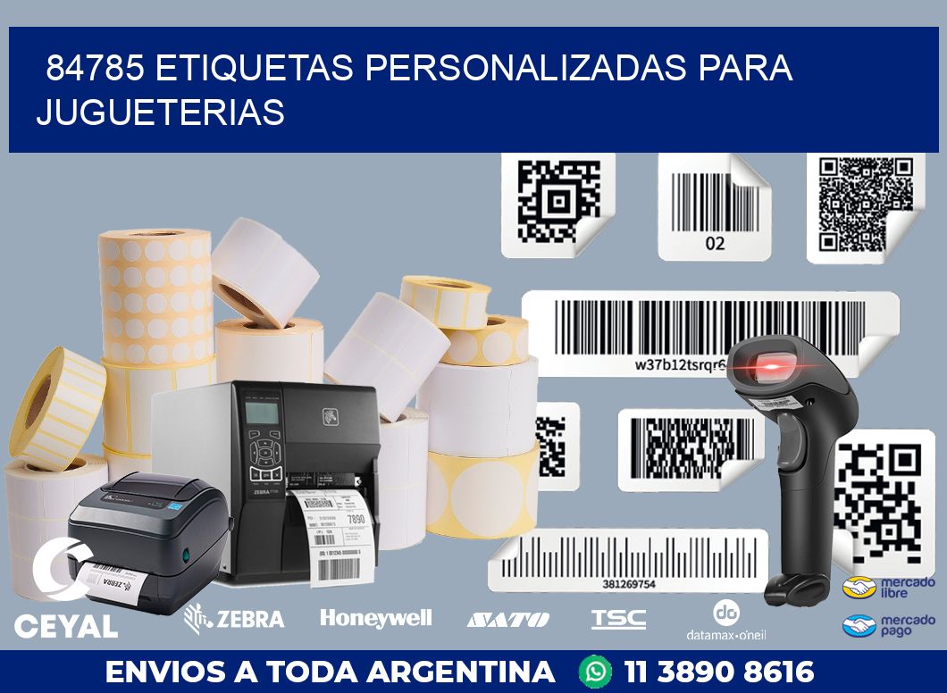 84785 ETIQUETAS PERSONALIZADAS PARA JUGUETERIAS