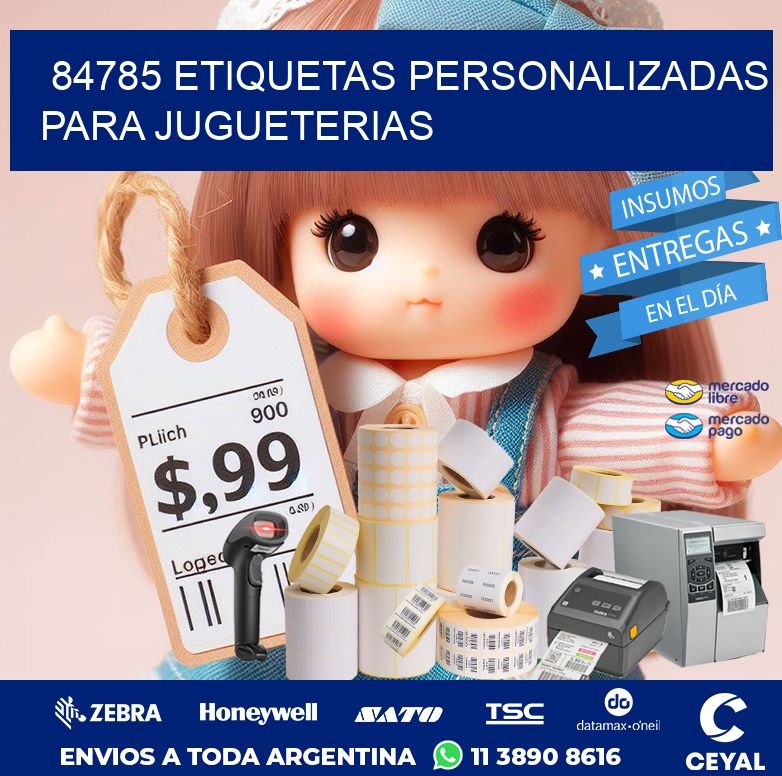 84785 ETIQUETAS PERSONALIZADAS PARA JUGUETERIAS