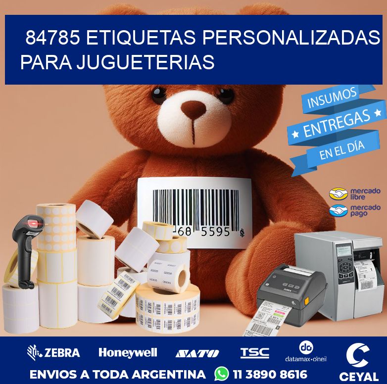 84785 ETIQUETAS PERSONALIZADAS PARA JUGUETERIAS